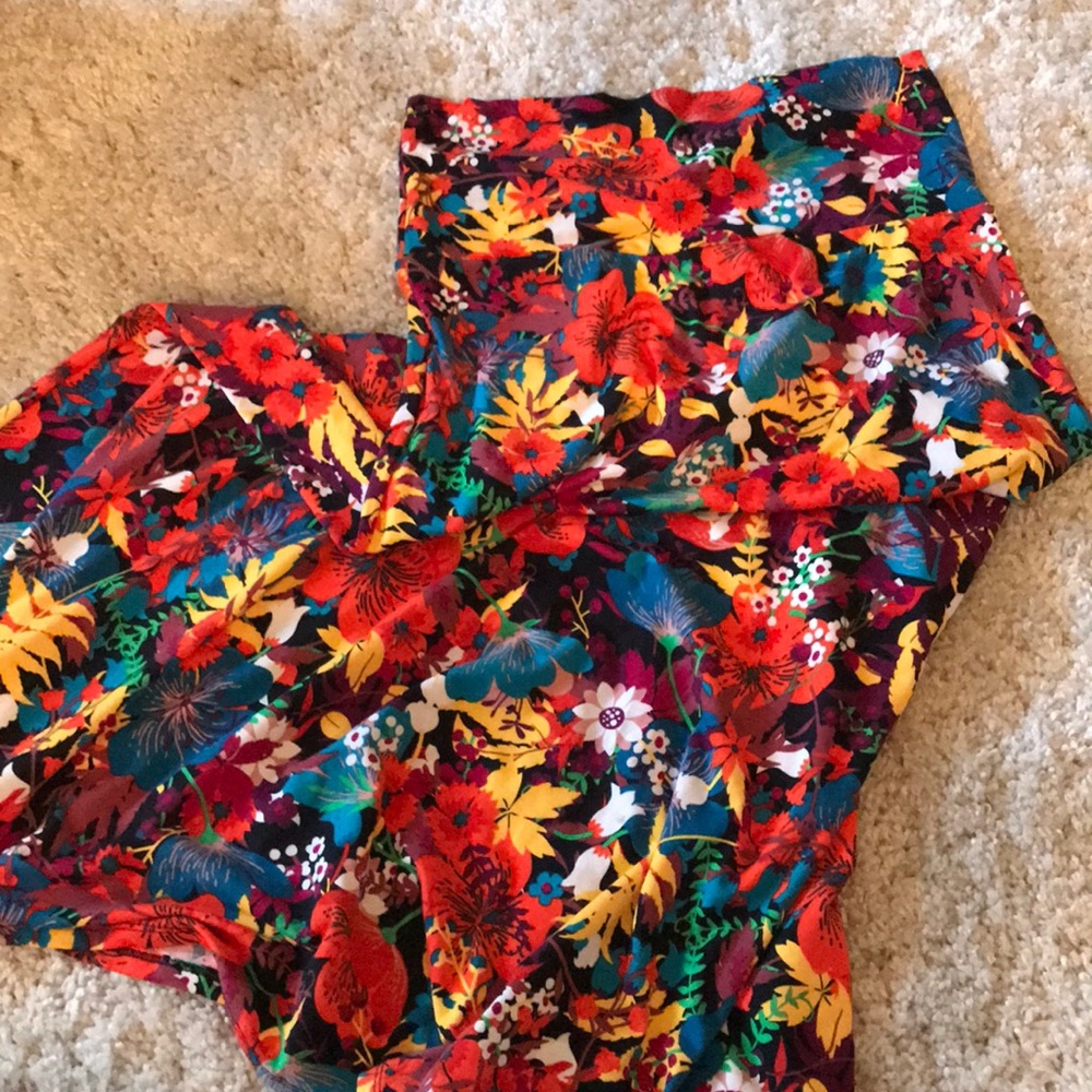 LuLaRoe Colorful Floral Maxi Skirt